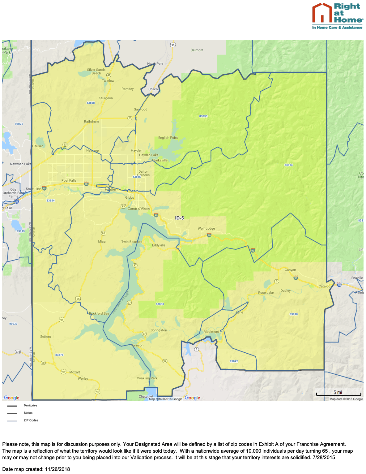 Right at Home Franchise Opportunity in Coeur d'Alene, ID