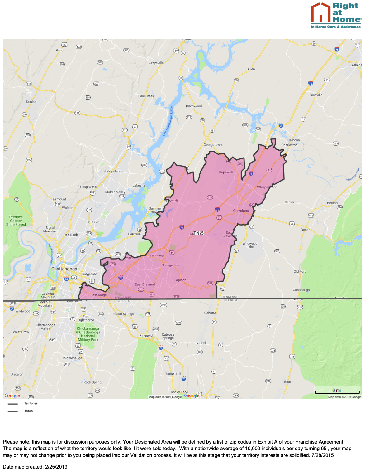 Right at Home Franchise Opportunity in Cleveland, TN