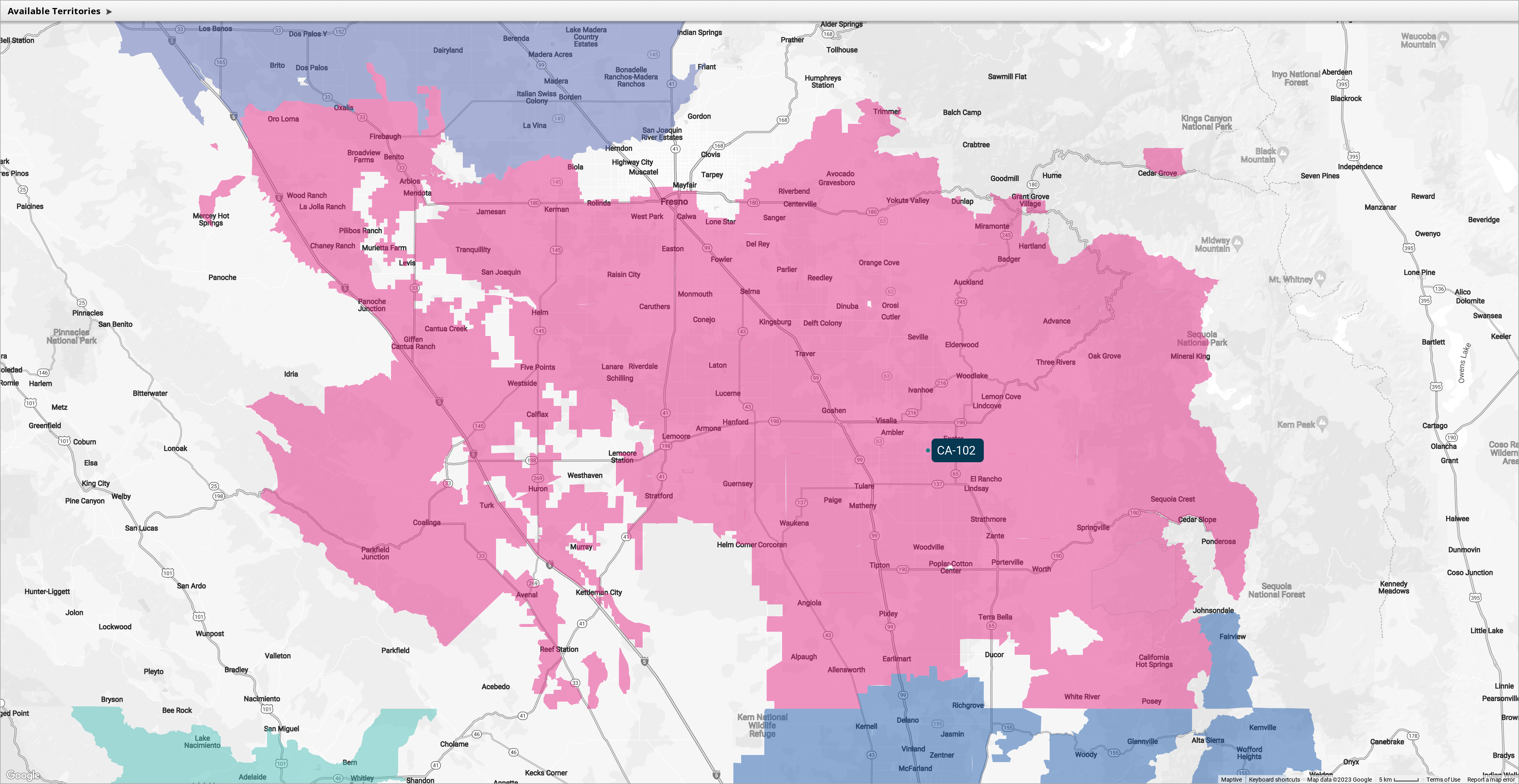 Visalia Ca Zip Code Map Map