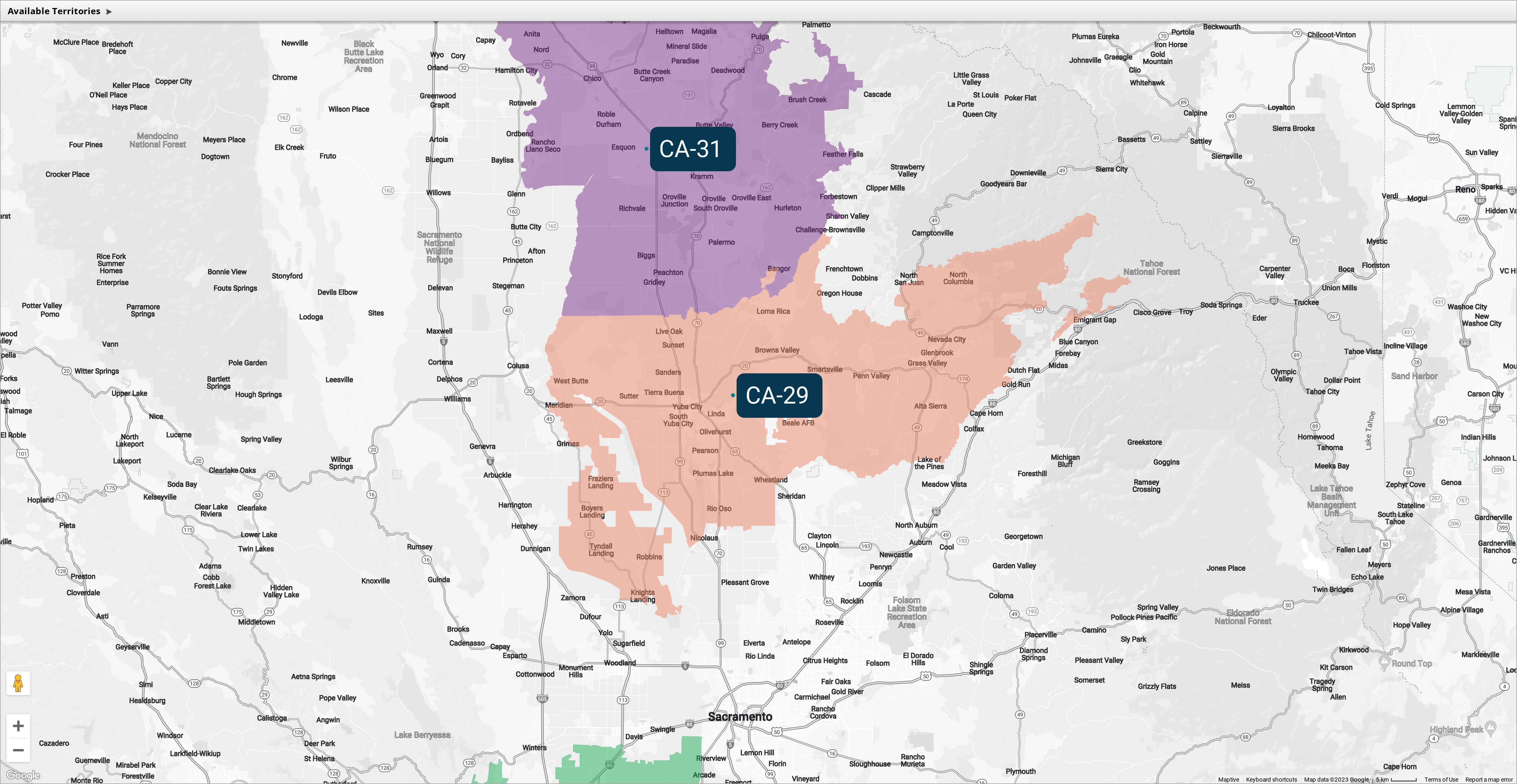 Yuba City Zip Code Map_ World Century Map