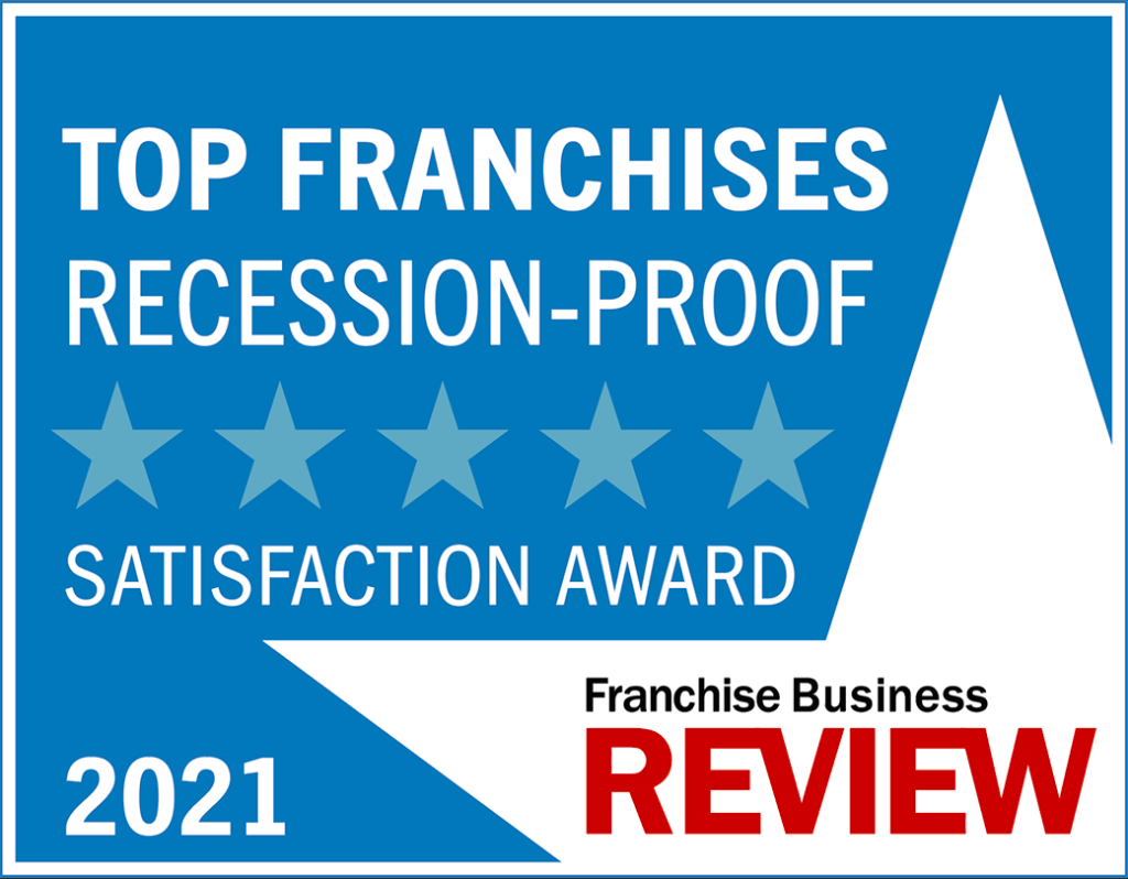 Franchise Business Review's Recession-proof-2021award-graphic